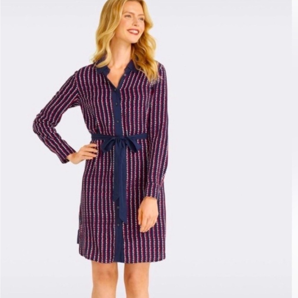 Draper James Heart Shirt Dress